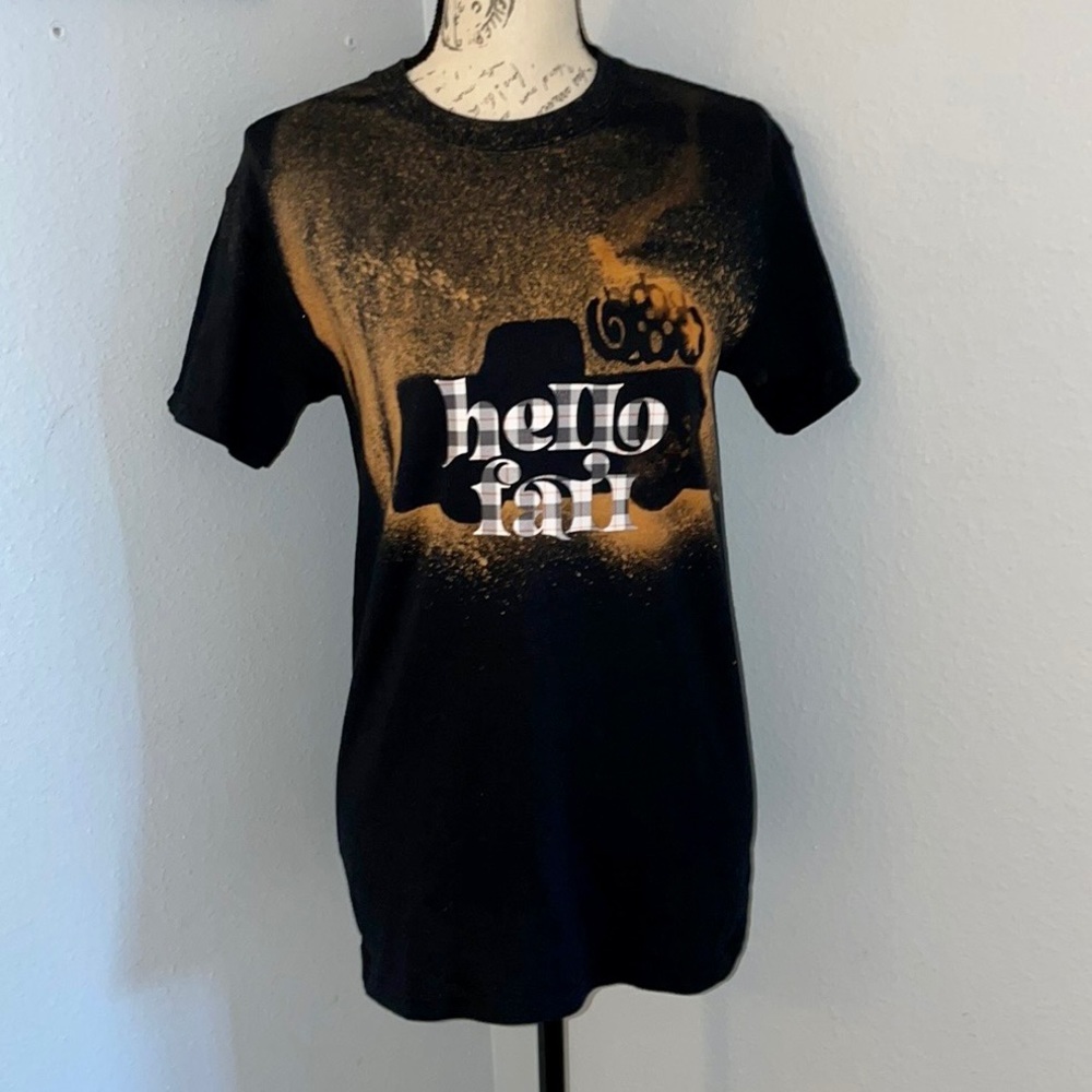 🎉hp 10/26- Hello Fall Tee Tie-Dye Tee